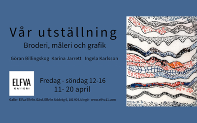Vår utställning 11 -20 april