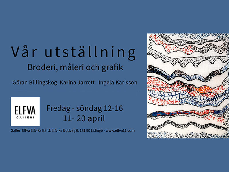 Vår utställning 11 -20 april