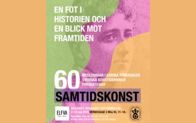 Gunilla Lindberg, ordförande, inleder Stockholm Art Week på Galleri Elfva på Lidingö